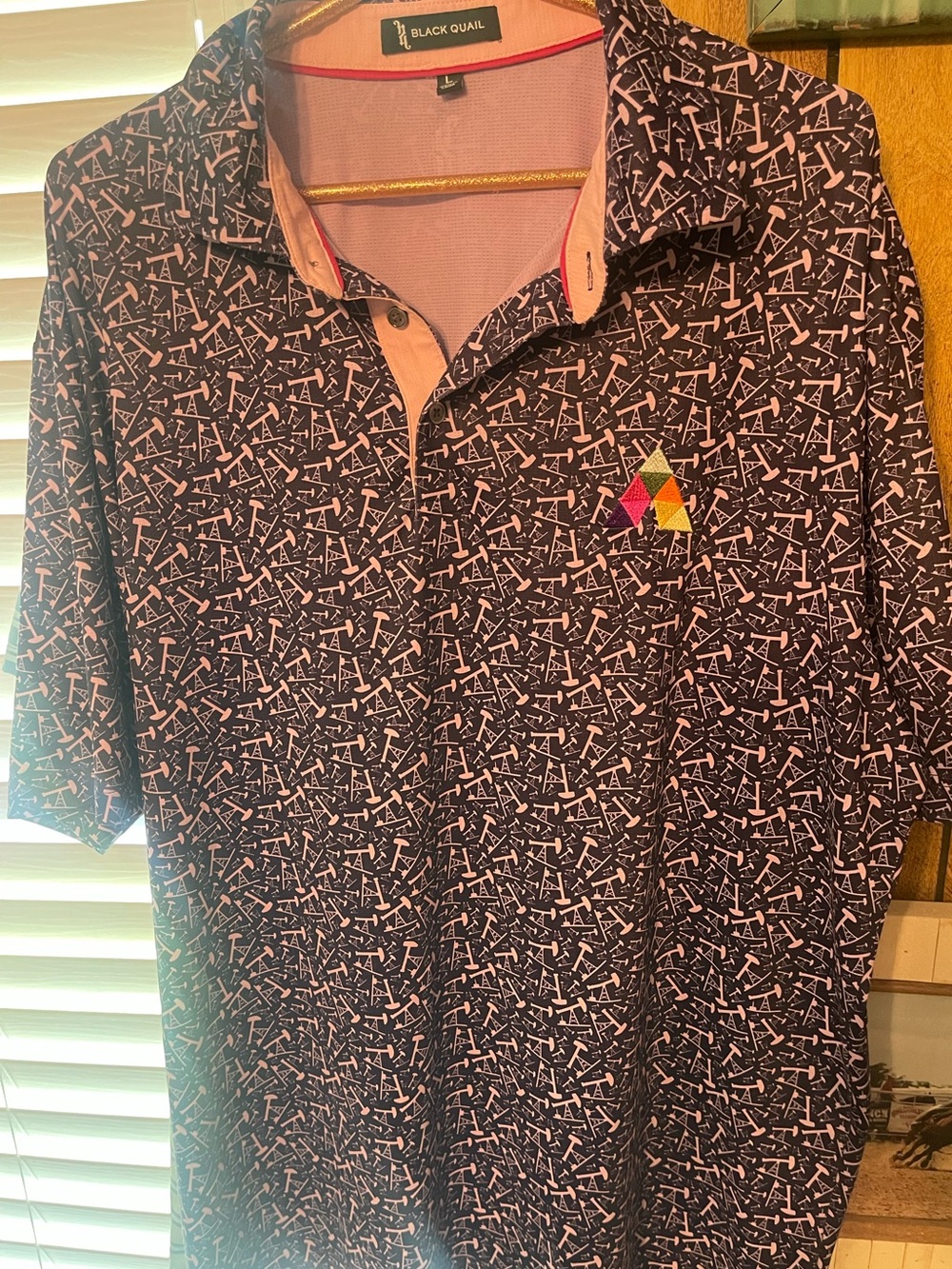 Men’s Black Quail Shirt